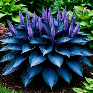 Хоста Сикрет Гров купить по цене от 570р. в интернет-магазине «Посадика» с доставкой почтой в в Дербенте и по всей России – [изображение №1].