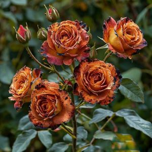 Роза плетистая Оранжевый Бриллиант купить по цене от 450р. в интернет-магазине «Посадика» с доставкой почтой в в Дербенте и по всей России – [изображение №1].